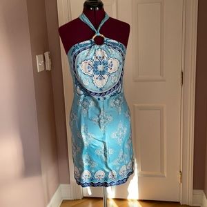 Silk Halter Dress